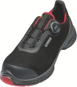 Uvex Sicherheitsschuhe Halbschuhe S3 Schwarz Rot Größe 37 Weite 10 - Bild 1