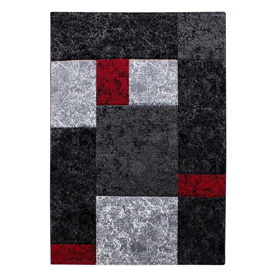 Ayyildiz Kurzflorteppich Hawaii 1330 in Rot, modern und kariert, B/T: 240 x 340 cm - Bild 2