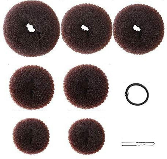 Shoemst Haarknoten-Maker Set, 7 Teile, Schwarz - Bild 1