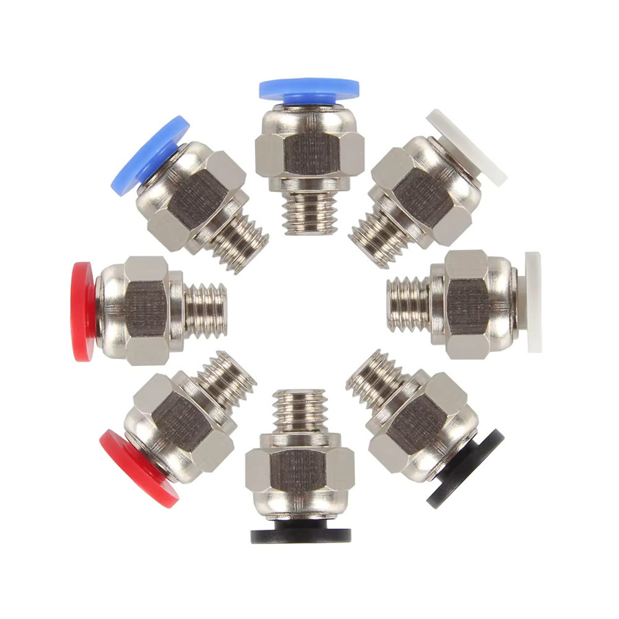 Creality Pneumatischer PC4-M6/M10 Push-in Schnellanschluss für PTFE-Rohre passend für Ender 3 Pro, Ender 3 V2, Ender 5 Pro/Plus und CR-10 3D Drucker Teile - Bild 2
