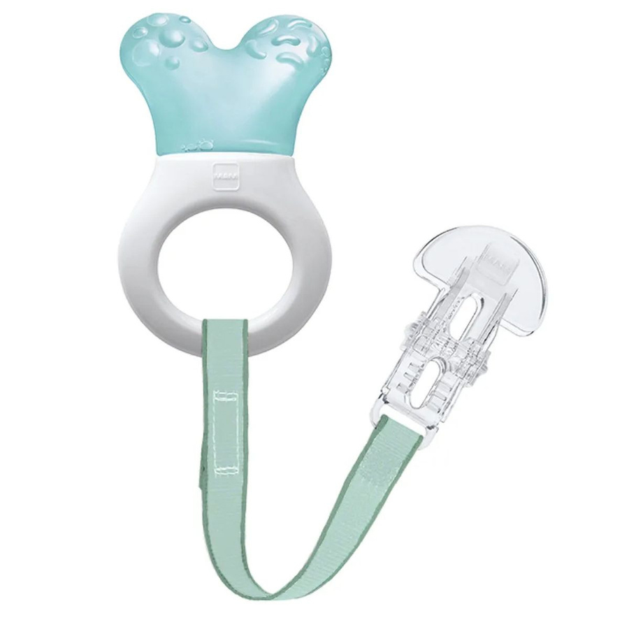 MAM Kühl-Beißring Mini Cooler mit Clip in Türkis - Bild 1