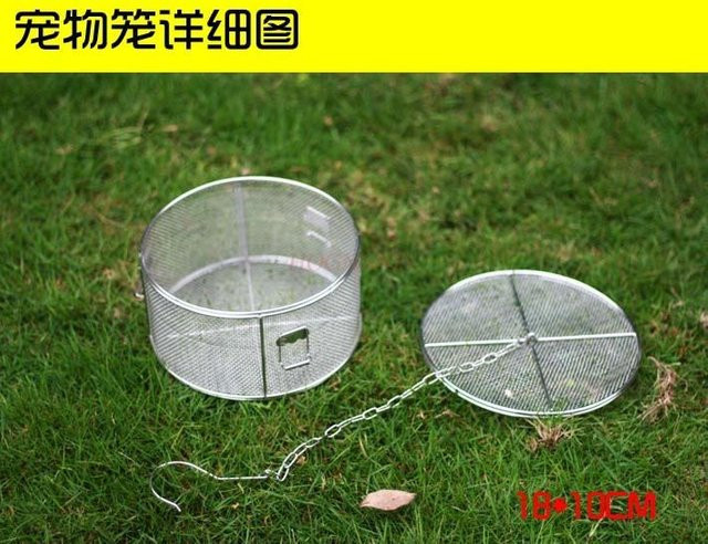 Binchi Outdoor Product Extragroßer Edelstahl-Haustierkäfig Insektenbeobachtungsbox - Bild 1