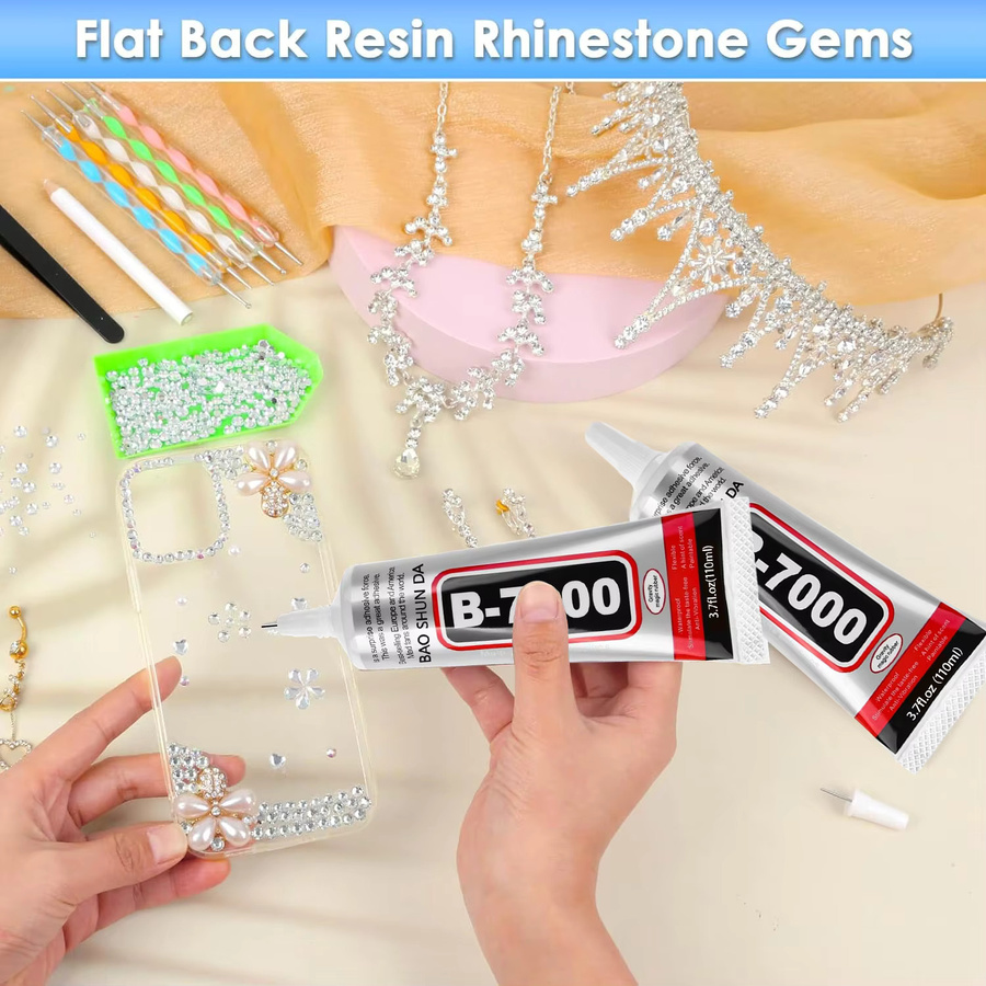 B7000 Mehrzweck-Industriekleber transparent wasserfest für Schmuck Handyhüllen und Glasdisplays - Bild 2