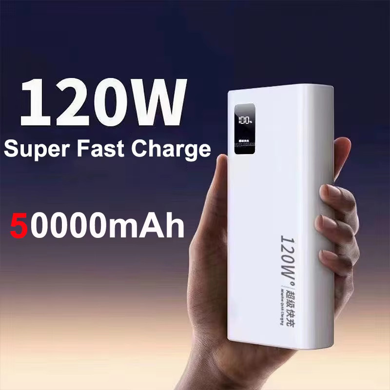 Power Bank 50000 mAh mit 120 W PD Superschnellladung in Schwarz - Bild 2