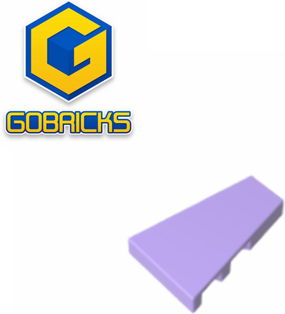 Gobricks GDS-M540 Technical Tile Special 2 x 3 fünfeckig (rechts), Zubehör - Bild 1
