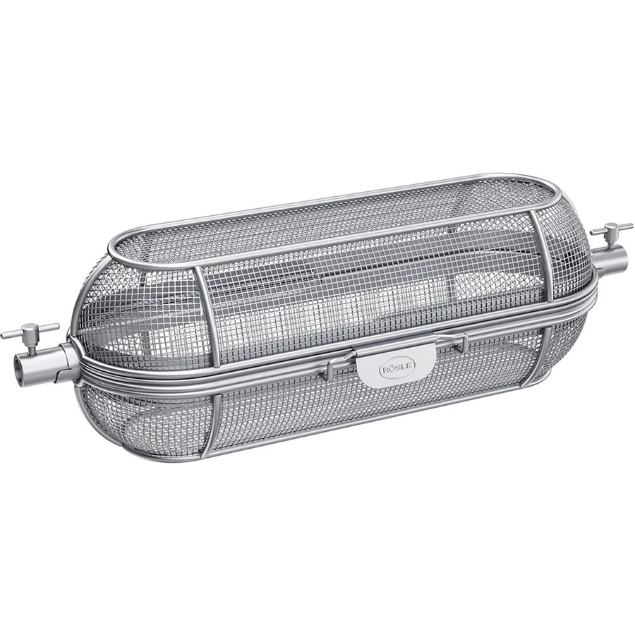 Rösle Drehspießkorb aus Edelstahl in Silber, B/T/H: 43 x 15 x 13 cm - Bild 2