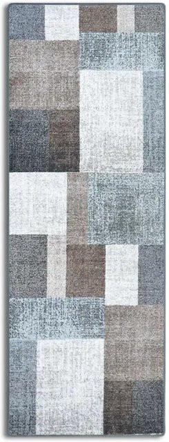 KARAT Teppichläufer Lucano Moderner Wohnteppich Beige Multicolour mit geometrischem Design, Breite: 80 cm, Länge: 900 cm - Bild 1