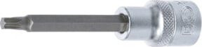 BGS Bit-Einsatz 9628 T-Profil T35 in Silber, Länge: 100 mm, Antrieb: 12,5 mm (1/2") Innenvierkant - Bild 1