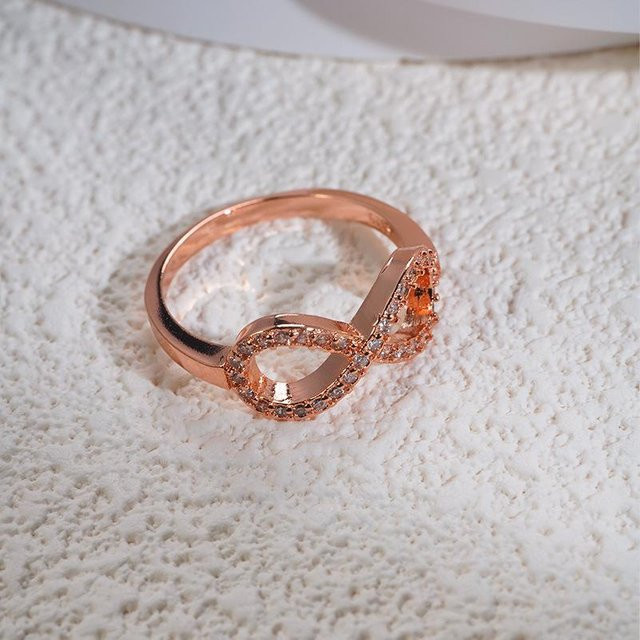 Infinite Jewelry Symbolring, Diamant, Zirkon, Damen, braun - Bild 1