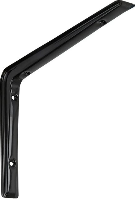 OBI Konsole Gaia aus Stahl in Schwarz Matt B: 155 mm, H: 220 mm, T: 25 mm - Bild 1