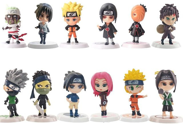 Naruto Shippuden Anime Figur, Actionfigur, 12-teiliges Set, ab 14 Jahren - Bild 1