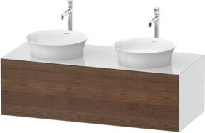 Duravit Waschtischunterschrank White Tulip in White, Breite: 130 cm, Tiefe: 55 cm, Höhe: 40,8 cm - Bild 1