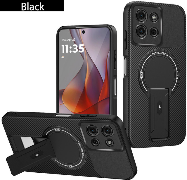 Magnetische Schutzhülle für Motorola Moto G86 Power, Moto G86, Moto G75 und Moto G56 in Schwarz oder Braun - Bild 1