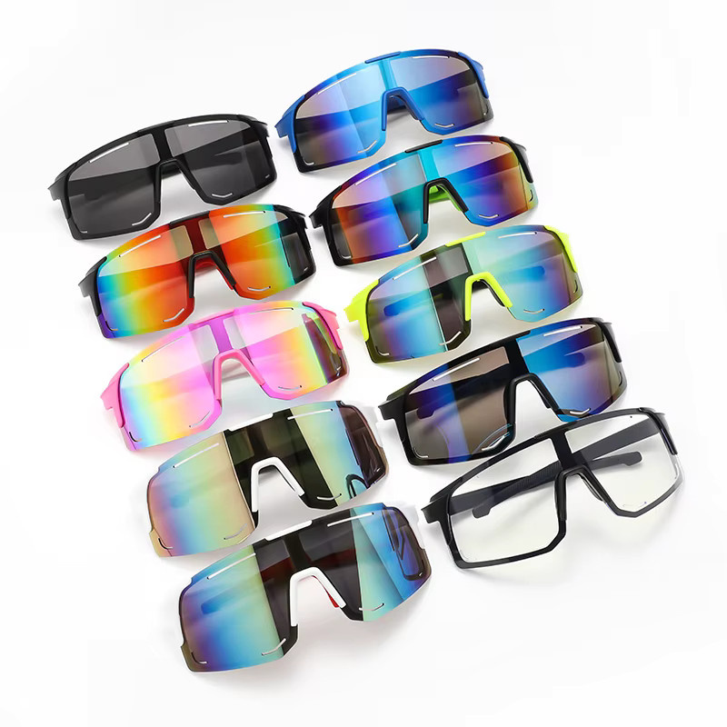 Ah-Mee Sportsonnenbrille Wrap Around, Unisex, Vollrand, Kunststoff - Bild 2