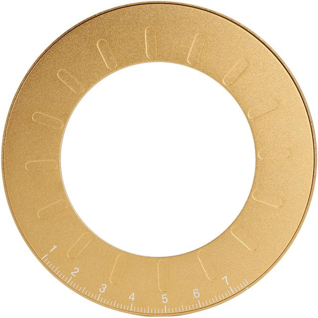 OutsideWorld Flexibles Kreiszeichenwerkzeug aus Edelstahl in Beige, Durchmesser: 12,5 cm - Bild 1
