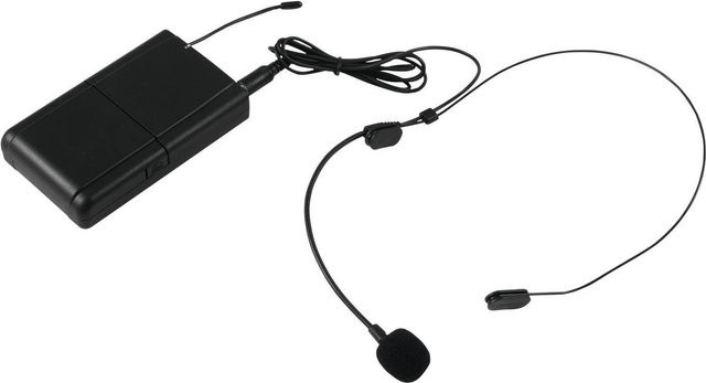 Omnitronic WAMS-10BT Taschensender mit Bluetooth und Headset in Schwarz - Bild 1