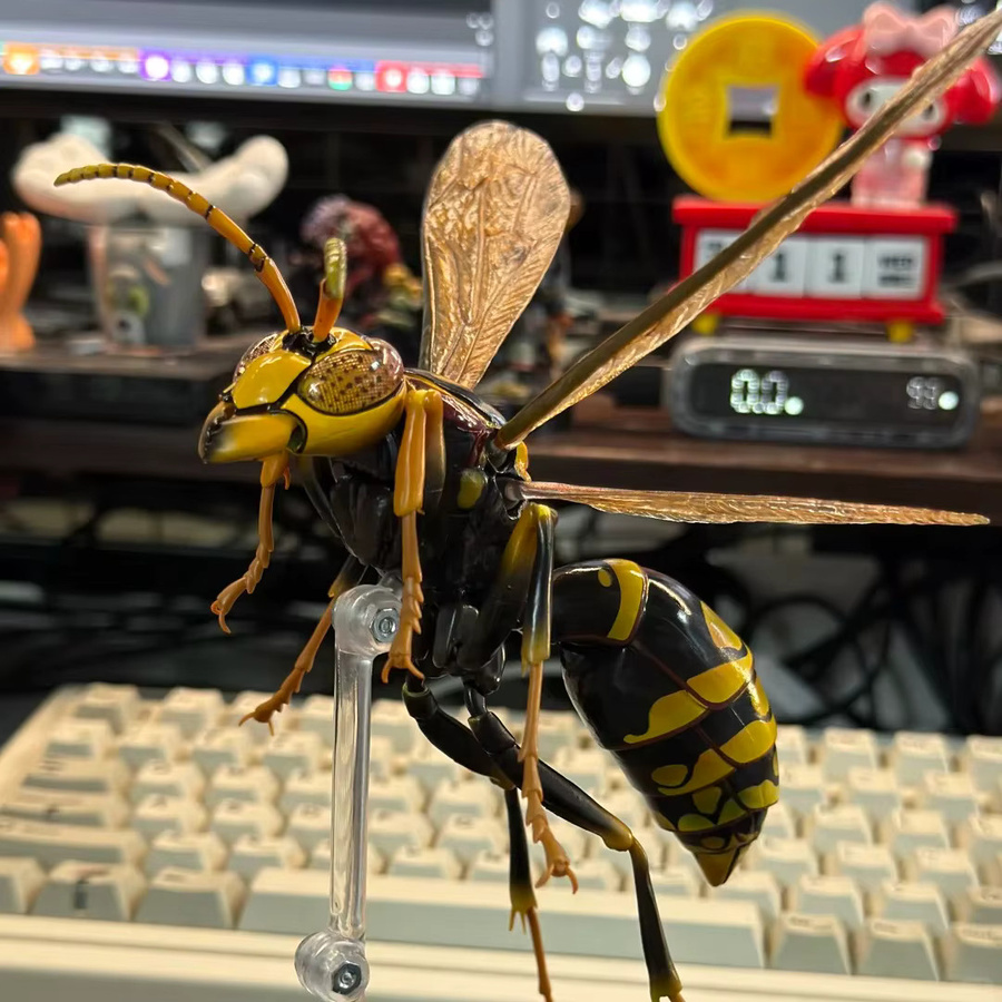 Bandai Advance Paper Wasp, Sammlermodell-Spielzeug, Gelb, Kunststoff - Bild 3