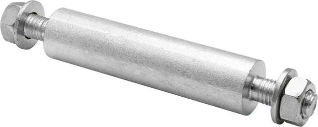 Wagner Achsmaterial Profi M12 aus verzinktem Stahl in Silber, Durchmesser: 2,5 cm, Länge: 10 cm - Bild 1