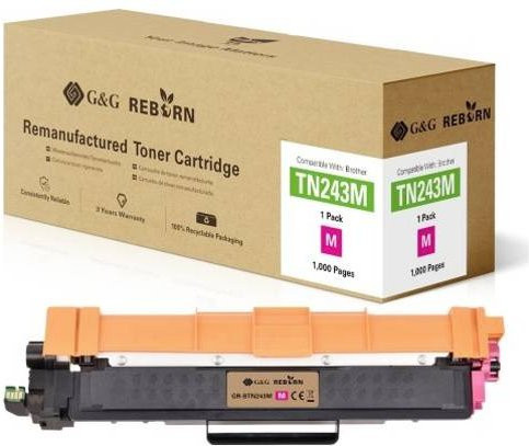 G&G Toner Cartridge Magenta Kompatibel mit Brother TN-243M Remanufactured - Bild 1