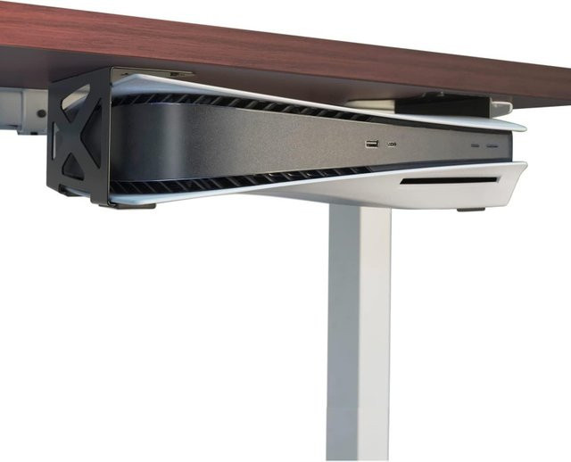 PS5Bracket Desktop Unsichtbare Halterung in Schwarz für PlayStation 5 Disc, Digital Edition und PS5 Pro/Ultradünn - Bild 1