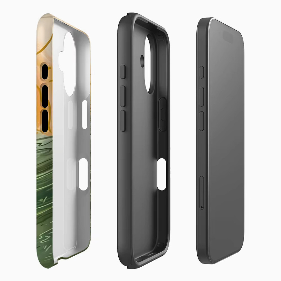Sonnenaufgang Handyhülle für Apple iPhone 17 16 15 14 13 12 11 Pro Max Plus mit doppelschichtiger Rückseite in Multicolour - Bild 2