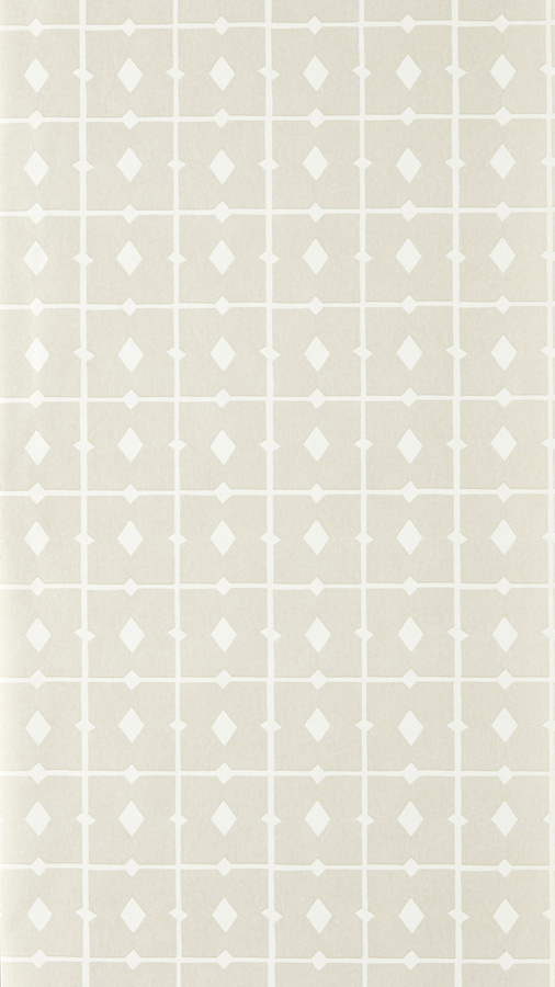 Scion Tapetenfliesen Mushroom in Beige und Grau mit abstraktem geometrischem Design aus Vlies - Bild 1