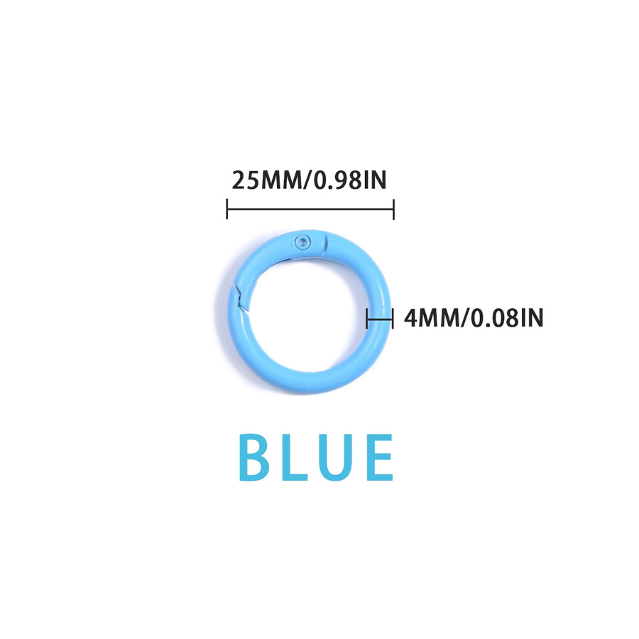 JHNBY Schlüsselanhänger Zinklegierung, Seeblau, 25 mm - Bild 2