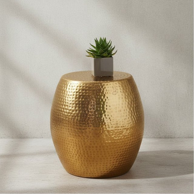 Beistelltisch ENNS von KADIMA DESIGN in orientalischem Design aus Aluminium, B/T/H: 42 x 42 x 42 cm - Bild 1