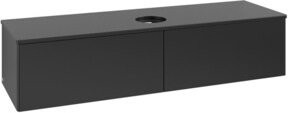 V&B Waschtischunterschrank Antao mit Beleuchtung, Blau lackiert, B/T: 160 x 50 cm - Bild 1