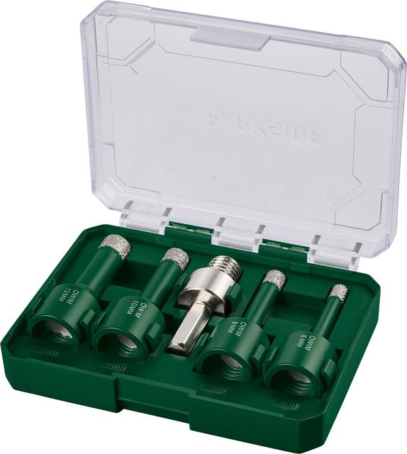 Parkside Diamant-Fliesenbohrer Set aus Stahl mit M14 und M5 Gewinde sowie Sechskantaufnahme - Bild 1
