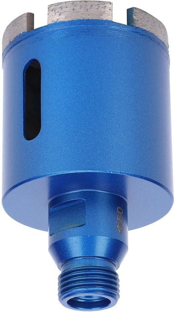 Koogeelife Diamant-Lochsäge mit 12 BSP für Porzellanfliesen, Granit, Marmor und Stein, Blau, Durchmesser: 60 mm - Bild 1