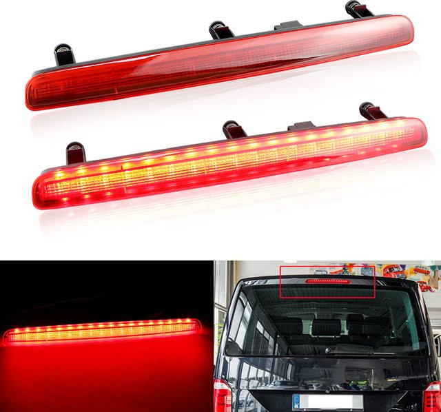 SAARMAT LED High Mount Bremslicht für Volkswagen VW T5 Transporter 2003-2015, Rot - Bild 1