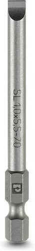 Phoenix Contact SF-BIT-SL Schlitz-Bit 4mm aus zähhartem legiertem Werkzeugstahl in Silber, 5er-Set - Bild 1