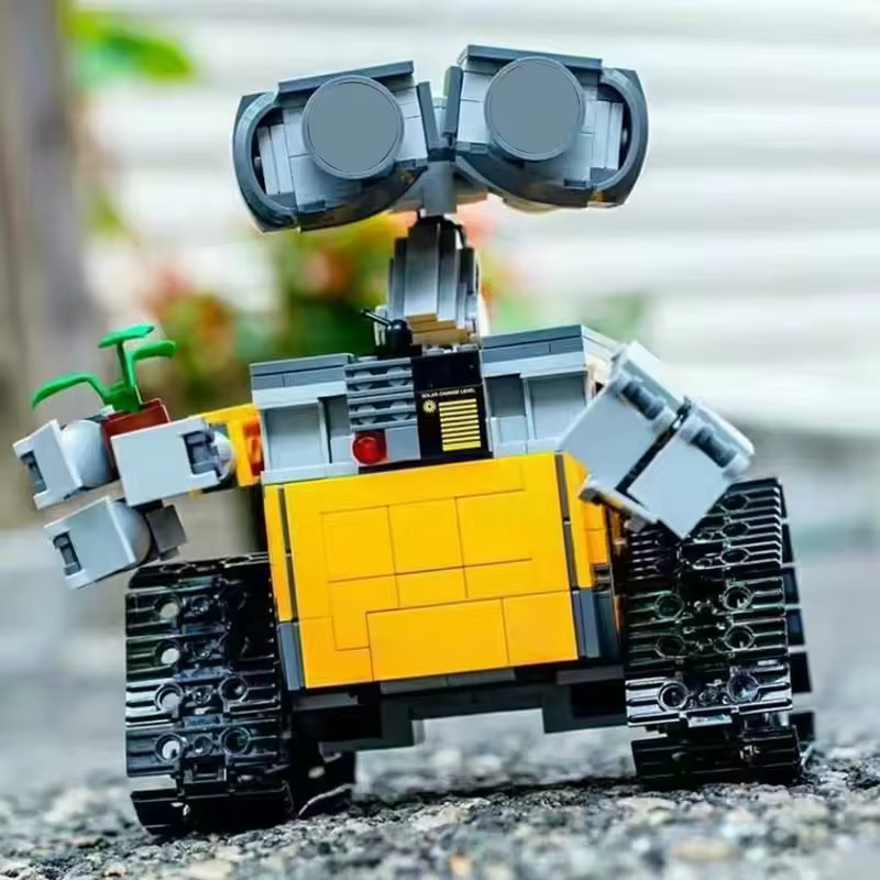 EVYVKV Disney Wall-e Mini Bausteine Set, Gelb, Kreatives MOC Modell DIY Ziegel Kit für Kinder und Erwachsene - Bild 4