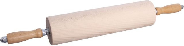Schneider Teigrolle aus Buchenholz in Naturfarben, Durchmesser: 9 cm, Länge: 35 cm, Breite: 35 cm - Bild 1