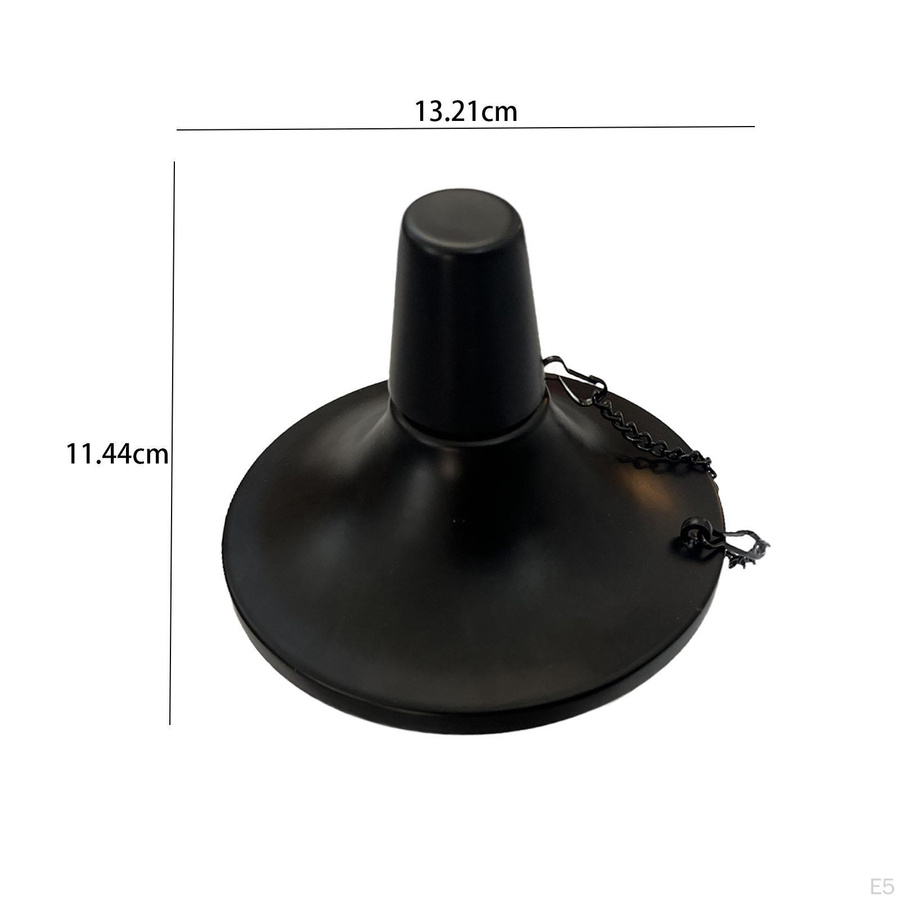 HappyToy Metallfackel für Outdoor-Beleuchtung aus Eisen und Edelstahl in Schwarz - Bild 2