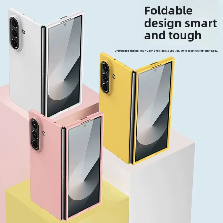 Candy Color Hard Shell PC Schutzhülle stoßfest für Samsung Galaxy Z Fold 3 4 5 6 7 5G in Grün - Bild 3