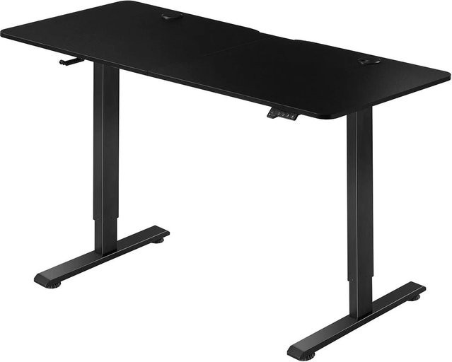 Juskys Höhenverstellbarer Elektrischer Schreibtisch für Homeoffice und Office, Schwarz, B: 120 cm, T: 60 cm - Bild 5