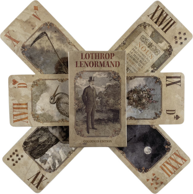 Lothrop Lenormand Orakelkarte, Tarot-Unterhaltungskarten - Bild 1