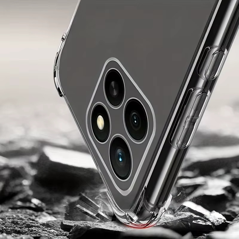 Transparente Silikon Schutzhülle für Honor 400 Smart 5G und Honor X7D 5G - Bild 3