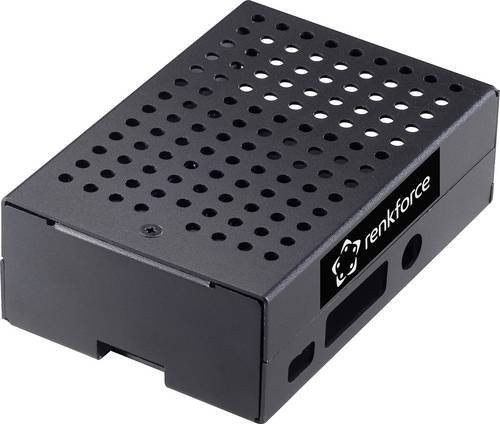 Renkforce RBP-ALC100 SBC-Gehäuse für Raspberry Pi inklusive aktivem Kühler in Schwarz - Bild 1