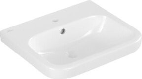 V&B Waschtisch Architectura mit Überlauf für einen Hahn in Weiß, B: 55 cm, T: 47 cm - Bild 1