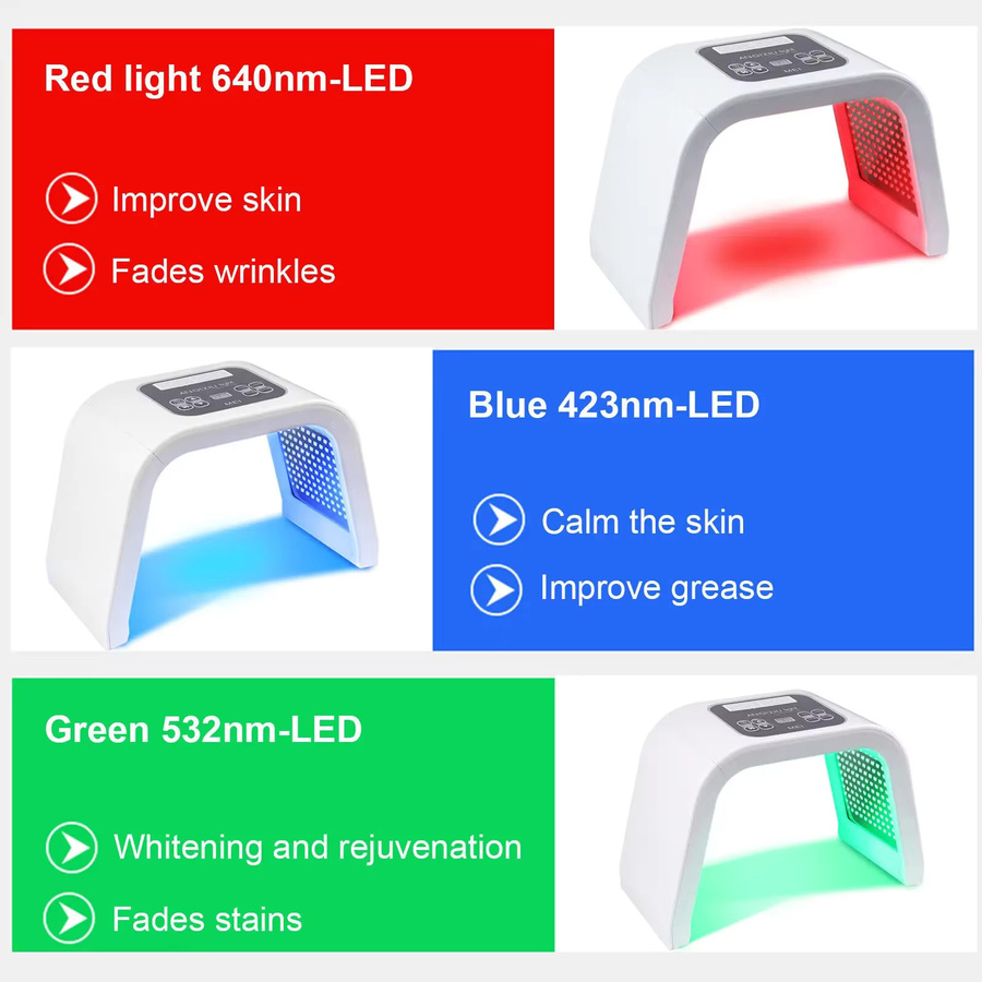 CNCEST LED Lichttherapie Gesichtsmaske, Weiß, Unisex - Bild 4