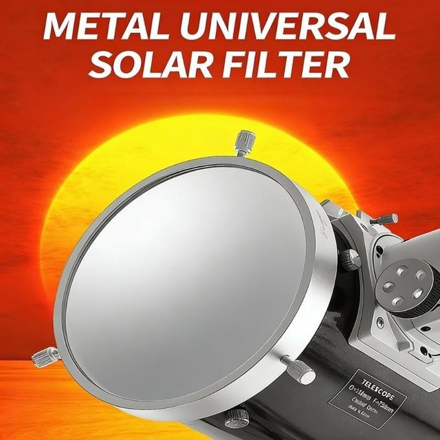 GIYO Sonnenfilm Filtermembran für Teleskope zur Sonnenbeobachtung in Silber - Bild 1