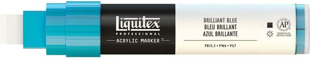 Liquitex Professional Acryl Marker Brillantblau 8-15mm Permanent - Bild 1