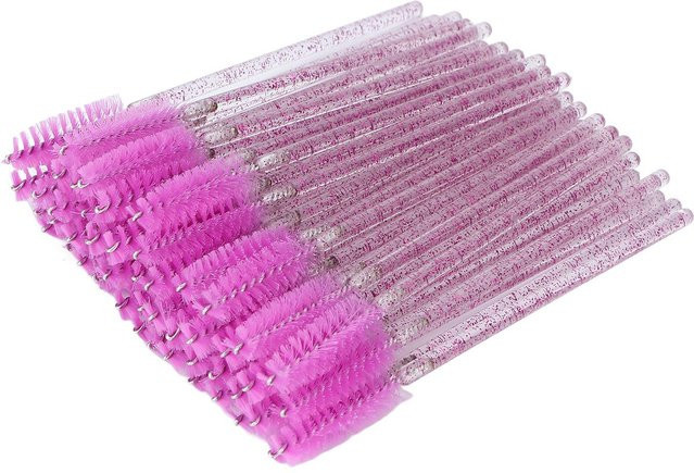 Beautyyy Wimpernbürsten Einweg, 50 Stück, violett - Bild 1