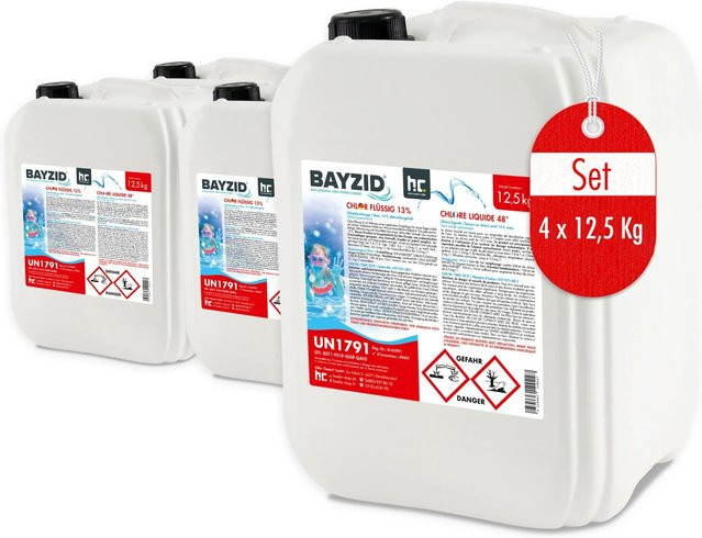 Bayzid Chlor 13% Flüssig 4 x 12,5kg - Bild 1