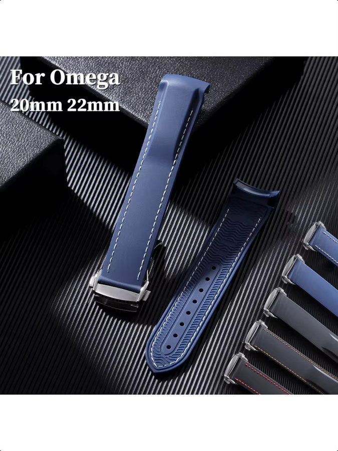 HQstrap Uhrenarmband Silikon, Schwarz, Unisex - Bild 3