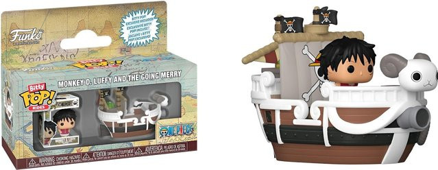 Funko Bitty POP Rides One Piece Luffy mit Going Merry Set - Bild 1