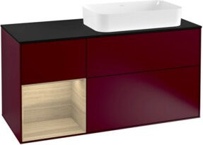V&B Waschtischunterschrank Finion mit Regal links, Breite: 120 cm, Tiefe: 50,1 cm, Höhe: 50,1 cm - Bild 1